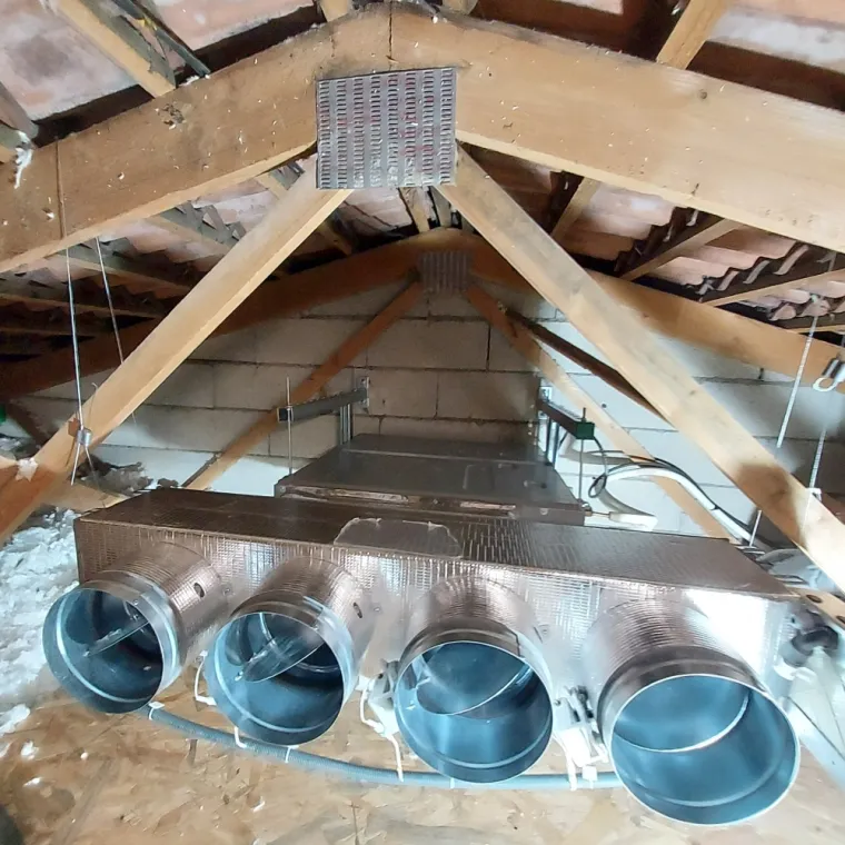 Pose d'un gainable Daikin à Rognac